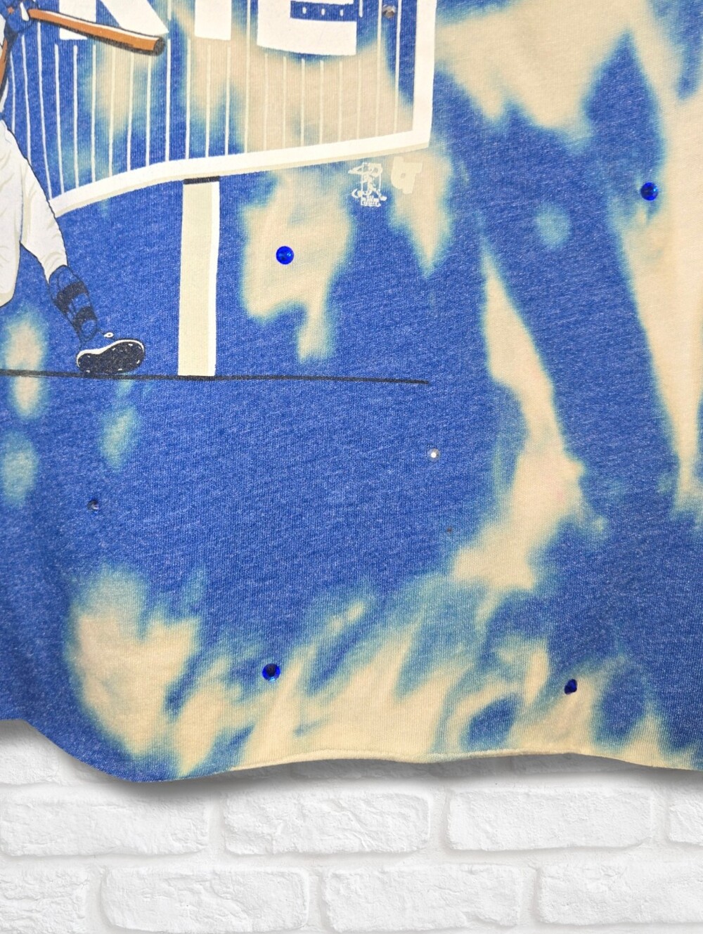 Los Angeles Dodgers Crop Topw/Rhinestones - Picture 5 of 5